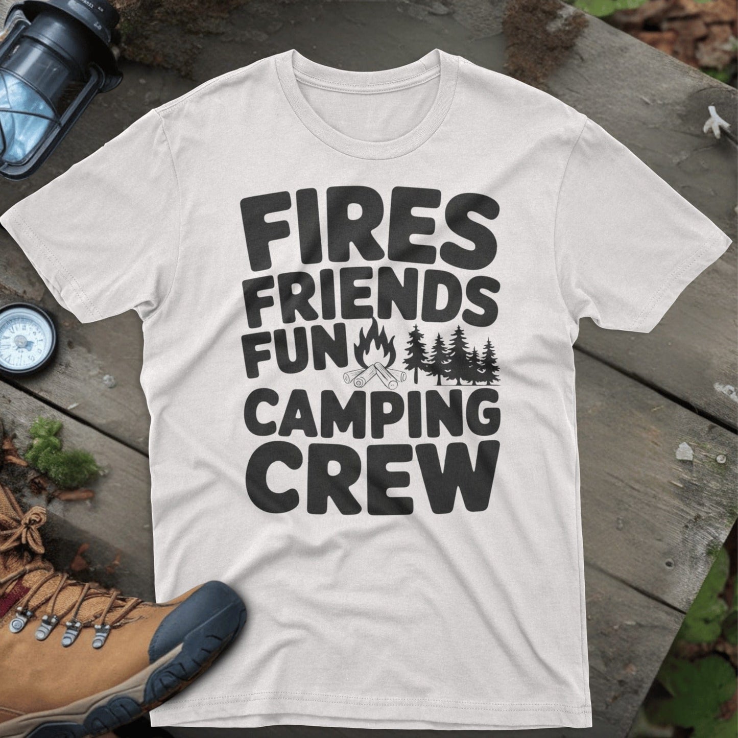 Fires Friends Fun Camping Crew T-shirt product