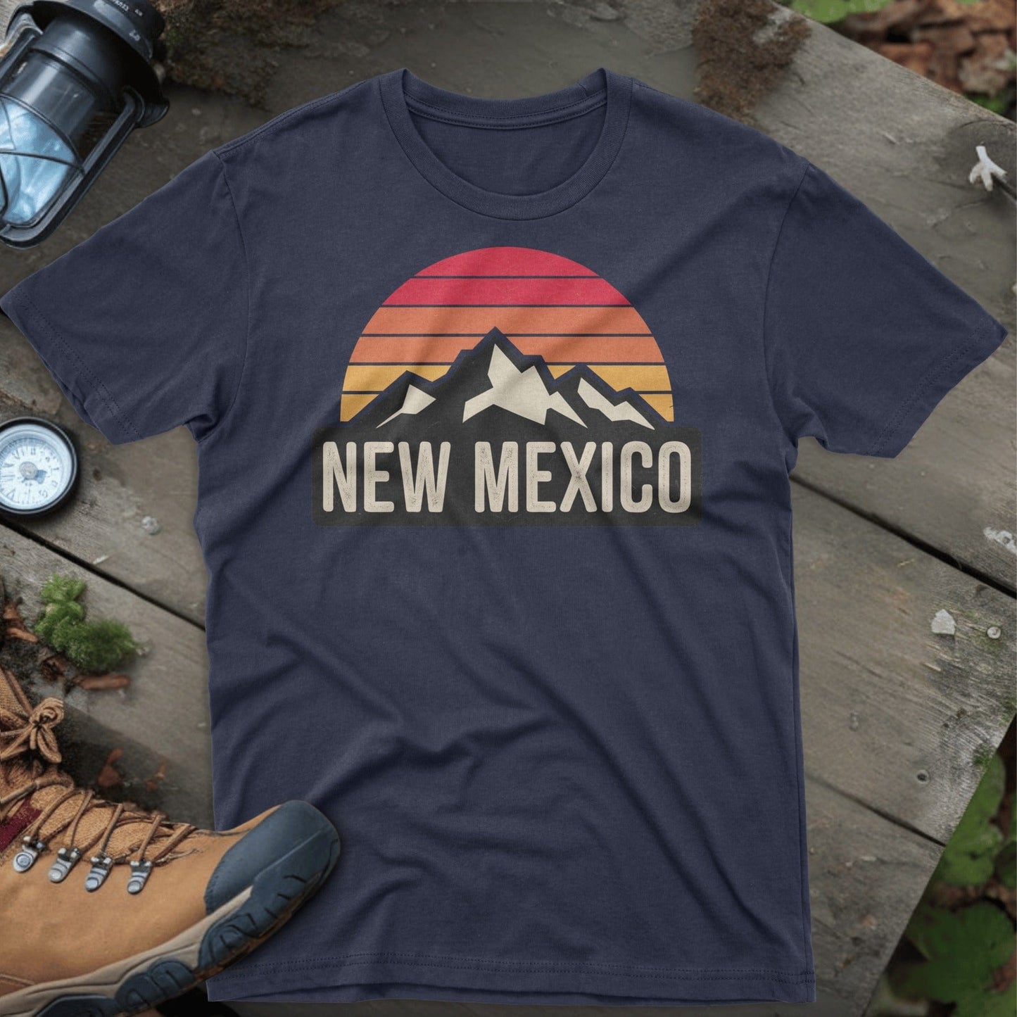 New Mexico Mountains Sunset Print T-Shirt product type