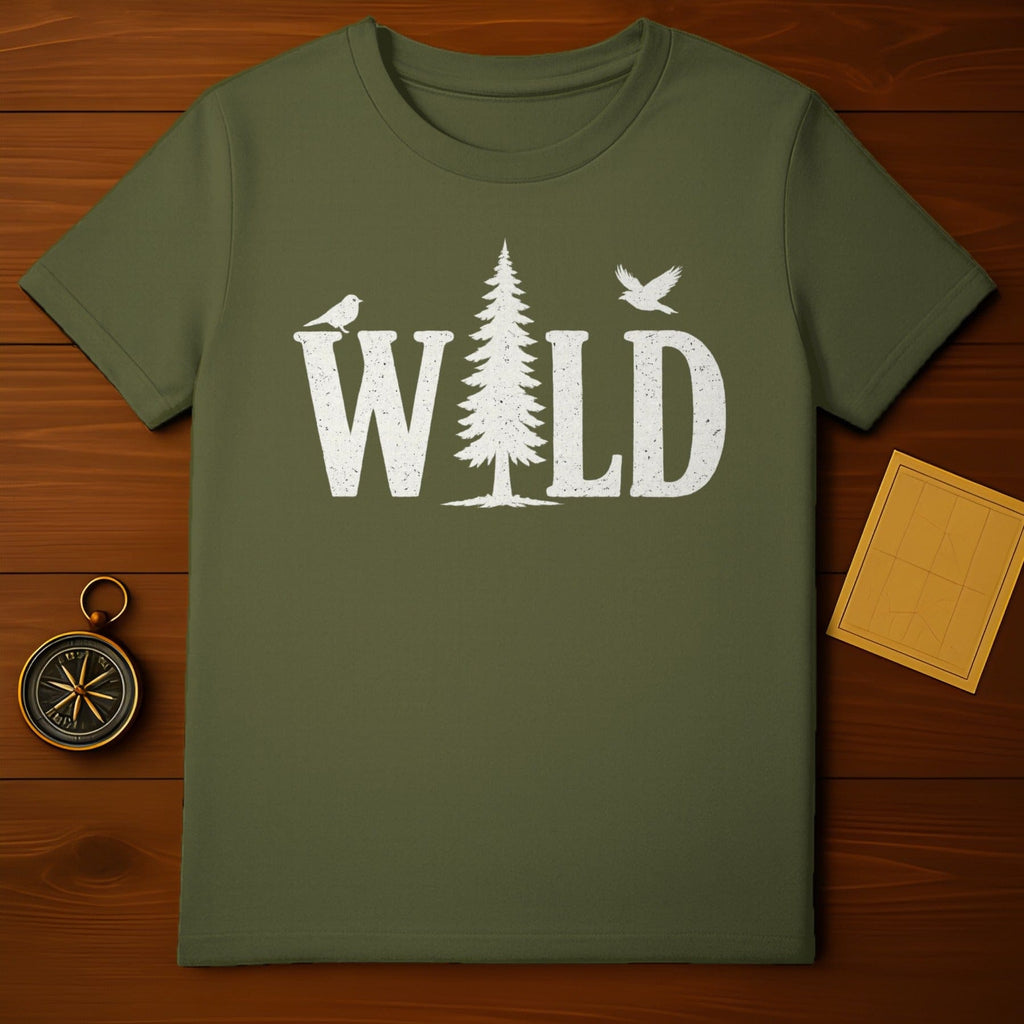 Wild Nature Inspired Graphic Tee Shirt