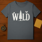 WILD Forest Adventure Graphic Design T-Shirt