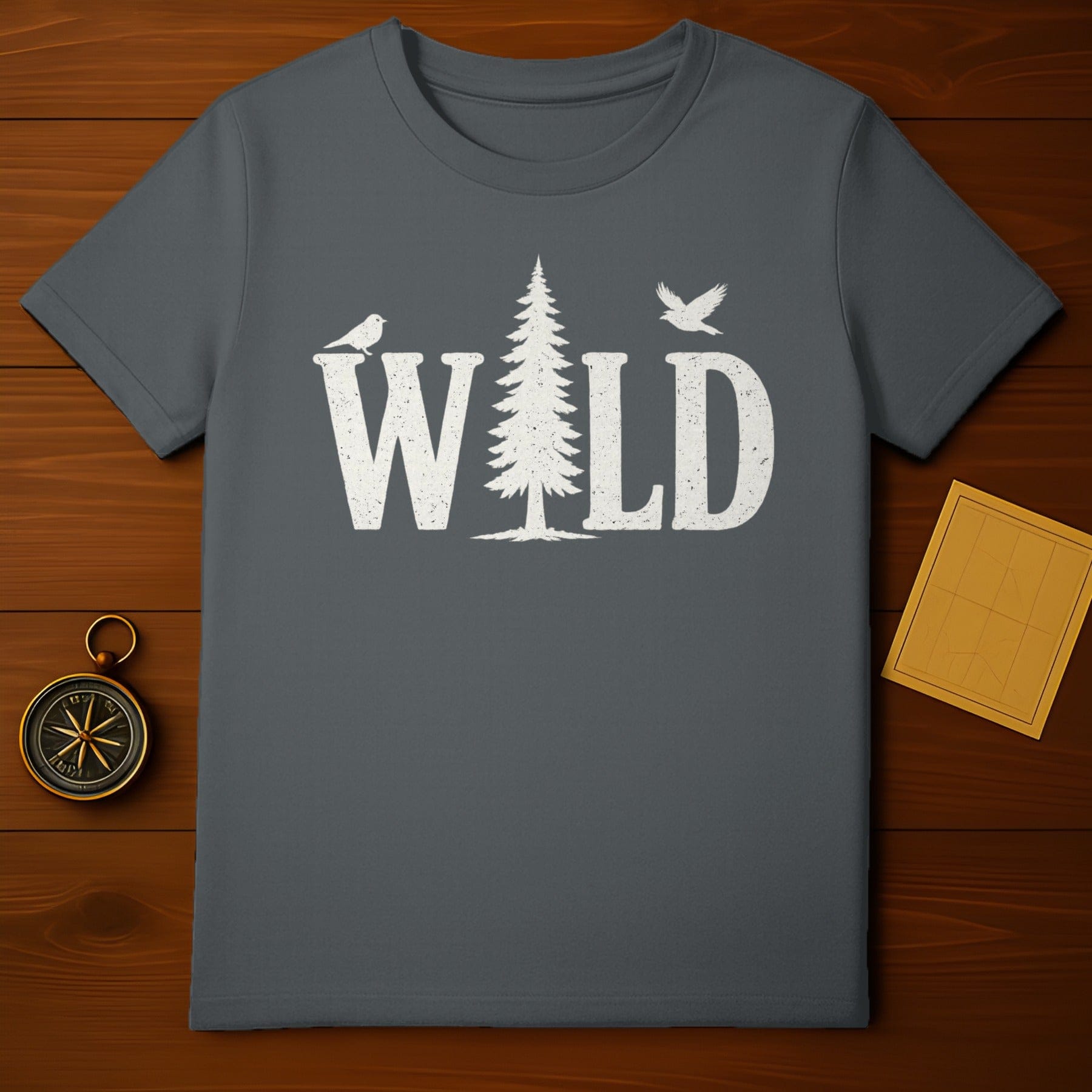 WILD Forest Adventure Graphic Design T-Shirt