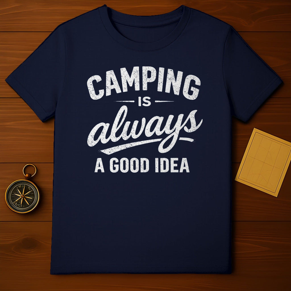 Camping Is Always A Good Idea Graphic T-Shirt