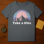 Take a Hike Mountain Design Graphic T-Shirt