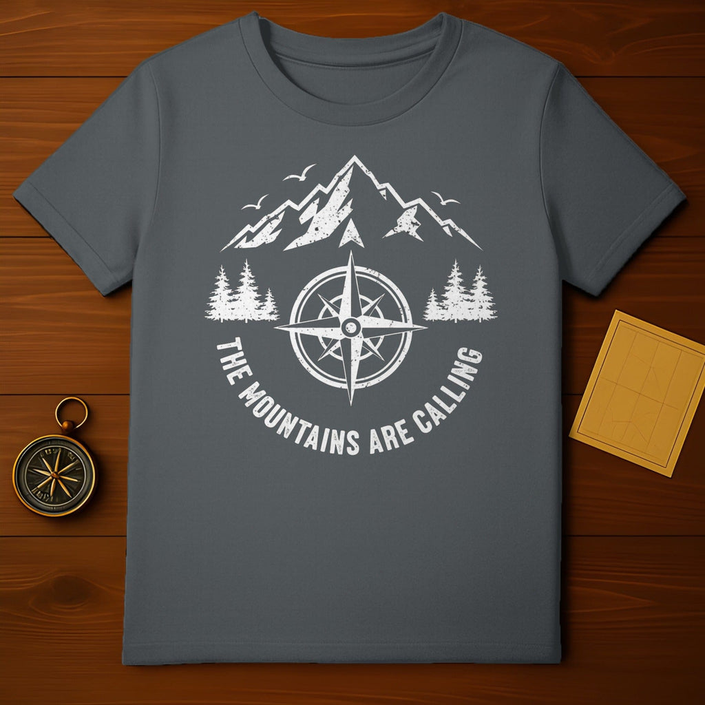 The Mountains Are Calling Compass Graphic T-Shirt