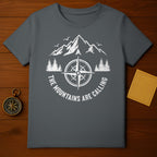 The Mountains Are Calling Compass Graphic T-Shirt