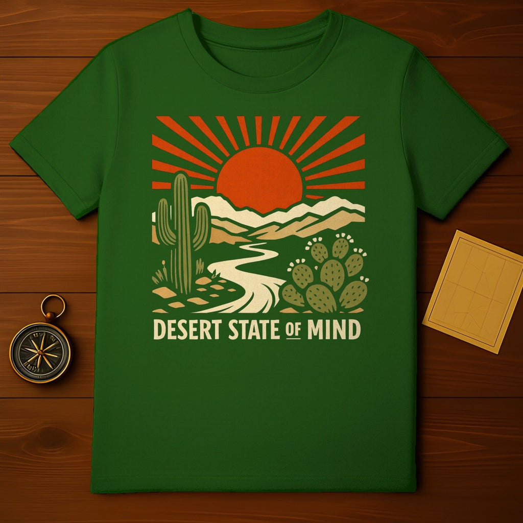 Desert State Of Mind Sunset Cactus Landscape t-shirt product type