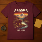 Alaska The Last Frontier Est 1959 Bear Mountains River product type