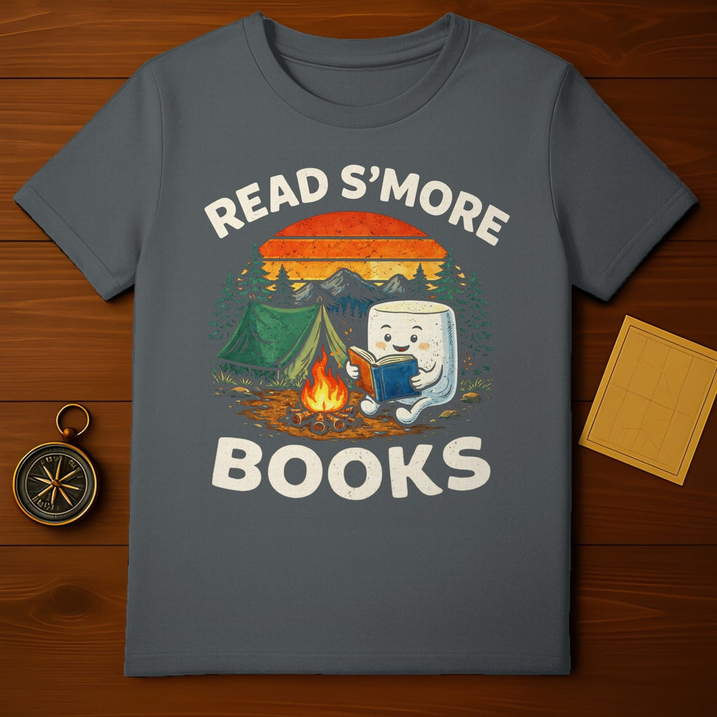 Read S'more Books Campfire Design T-shirt