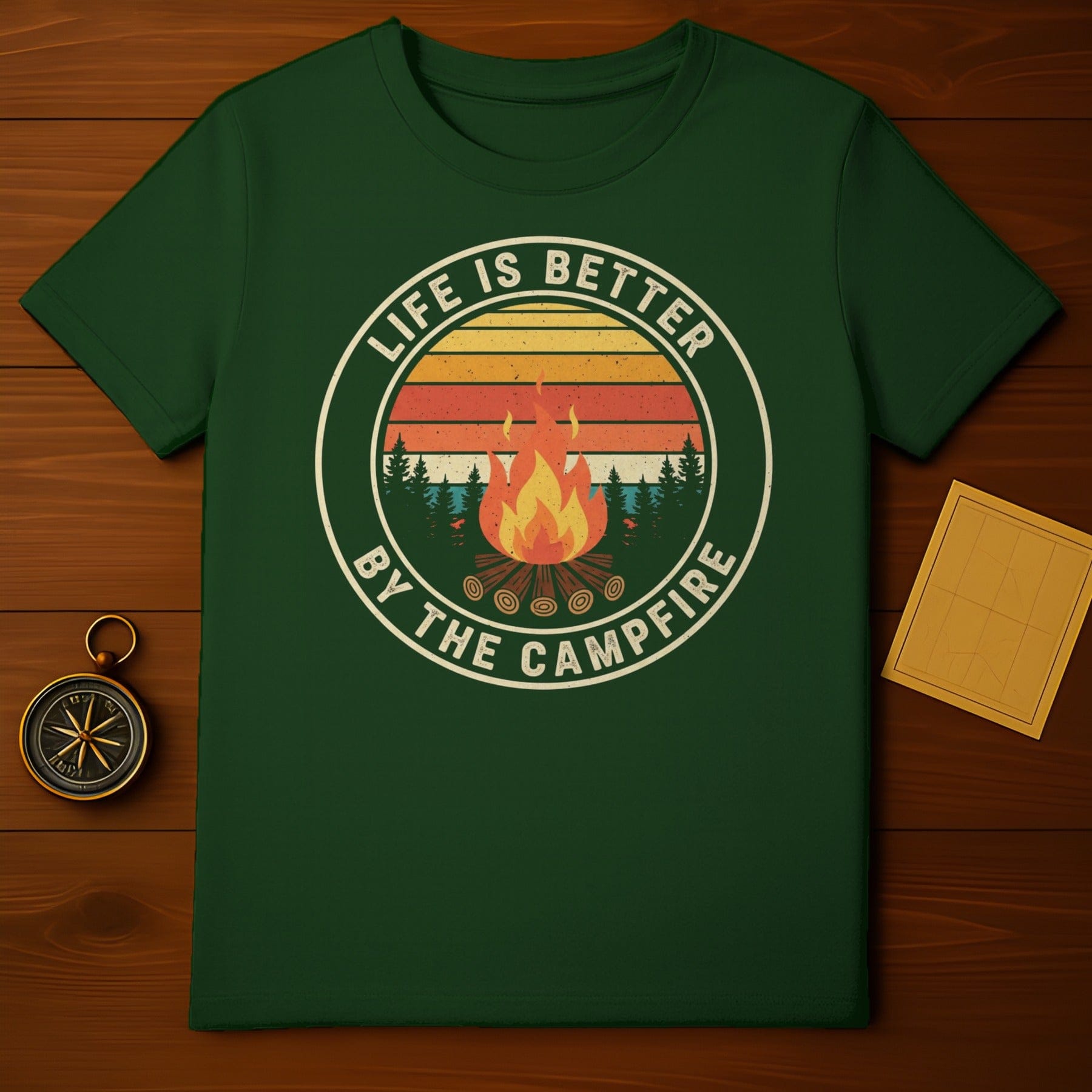Life Is Better By The Campfire Graphic T-shirt