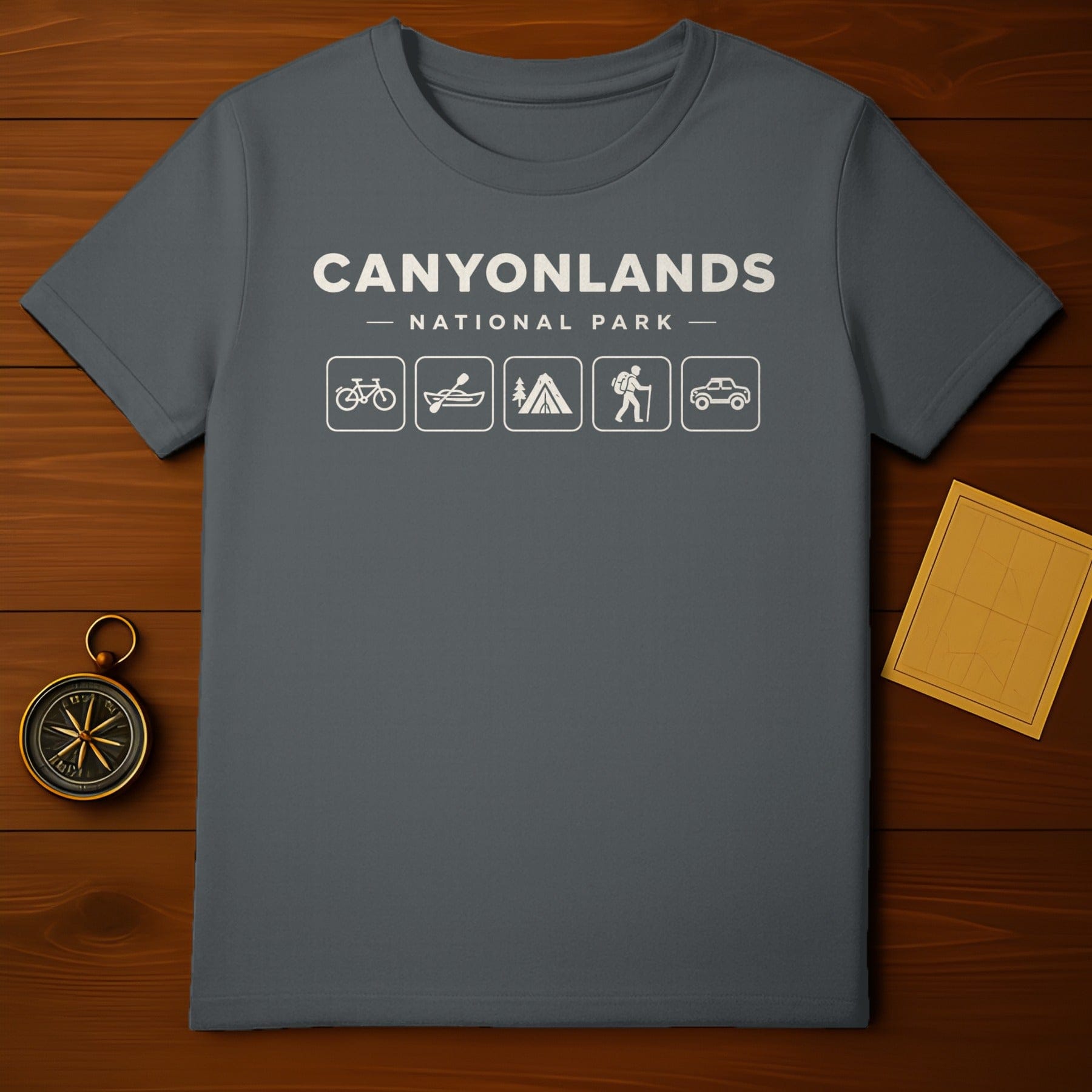 Canyonlands National Park Bicycle Kayak Tent Hiker Car product type