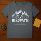 HIKOPATH Bigfoot pine trees hiking disorder definition tshirt