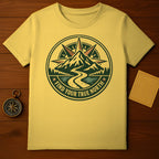 Find Your True North Mountain Adventure Compass T-shirt product type
