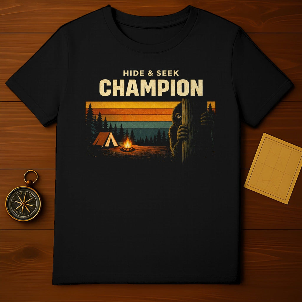 Hide and Seek Champion Camping Graphic Tee Shirt