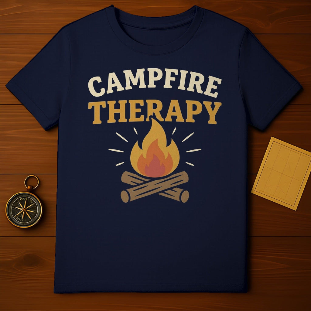 Outdoor Adventure Campfire Therapy Graphic T-shirt product type