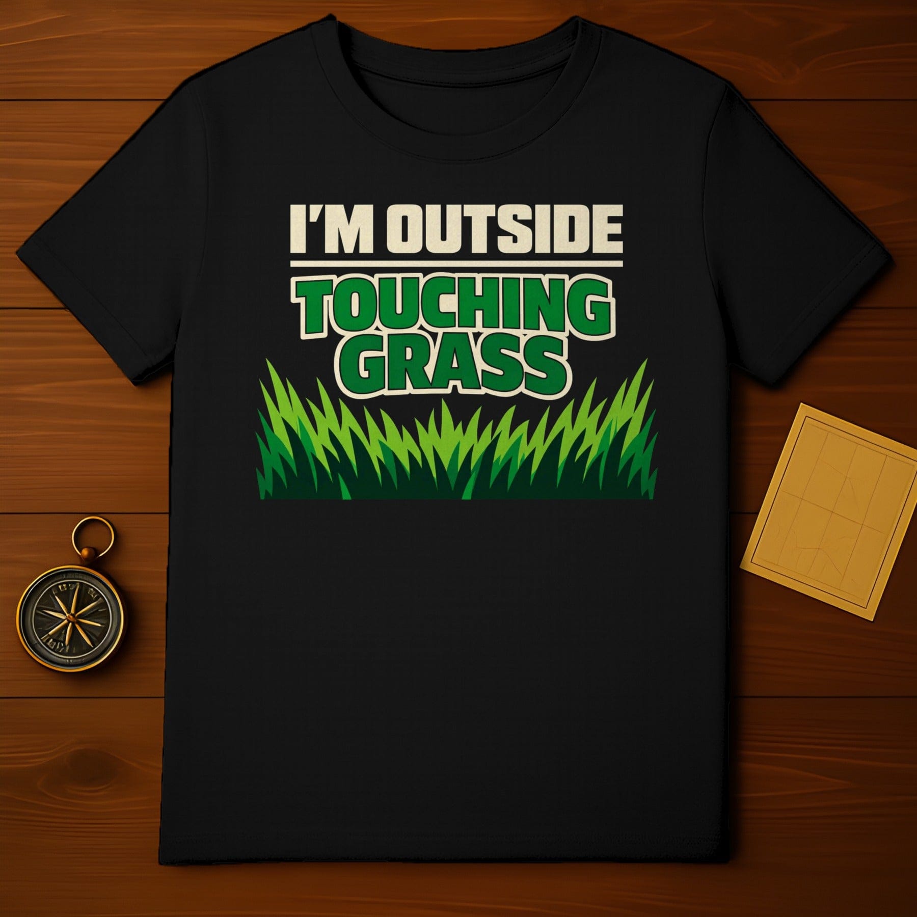Fun Humorous I'M OUTSIDE TOUCHING GRASS product type
T-shirt, Graphic Tee, Meme Shirt, Touching Grass, Outside, Grass Design, Funny Tee, Humorous Shirt, Internet Culture, Nature Lover, Outdoor Life, Gamer Gift, Digital Detox, Black Shirt, Unique Graphic, Casual Outfit, Statement Piece, Modern Humor, Green Grass, Web Culture