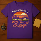 Weekend Forecast 100% Chance of Camping T-shirt product type
Camping Shirt
Weekend Forecast
Outdoor Adventure
Nature Lover
Forest Graphic
Tent Design
Sunrise Sunset
Camp Life Style
Happy Camper
Travel Gear
Vacation Vibes
Retro Camping
Vintage Outdoors
Explore More
Mountain Scene
Graphic T Shirt
Purple Apparel
Unique Design
Outdoor Enthusiast
Camping Humor