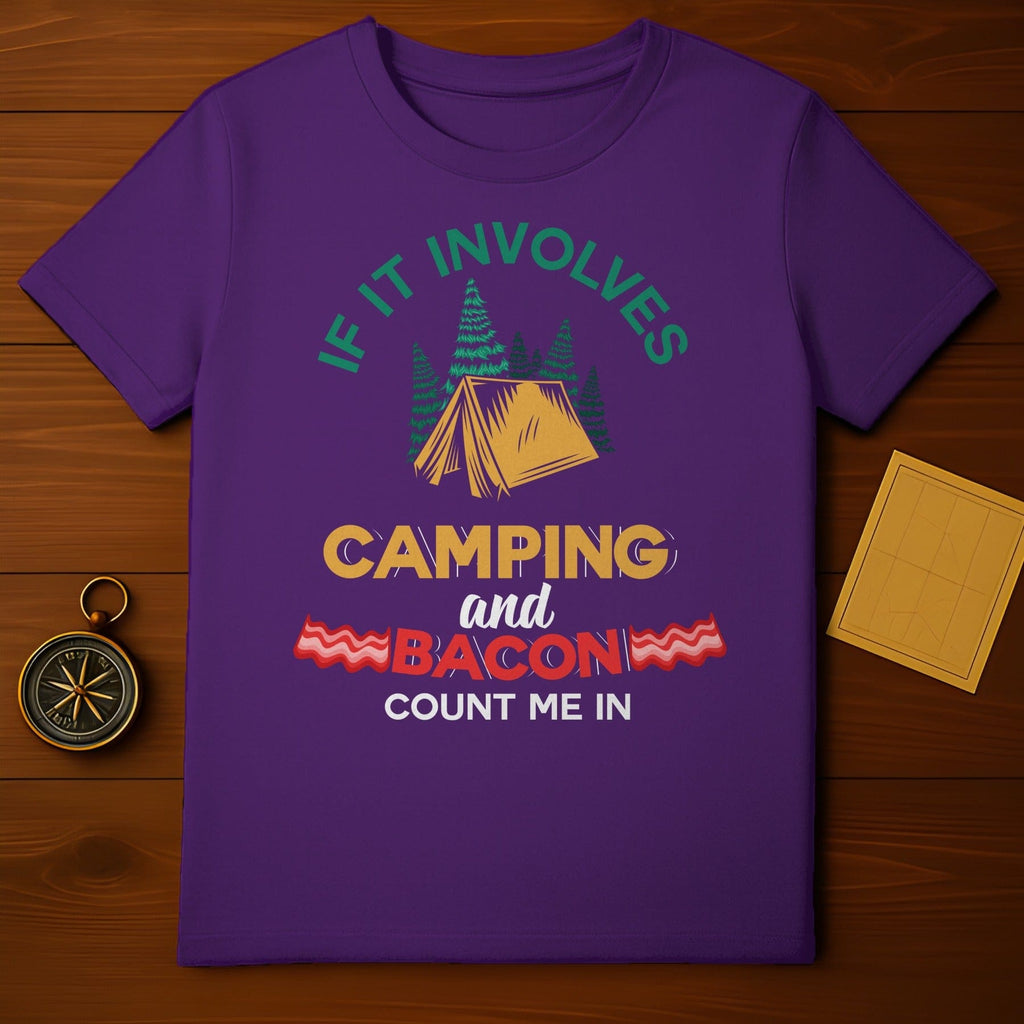 Camping & Bacon T-Shirt