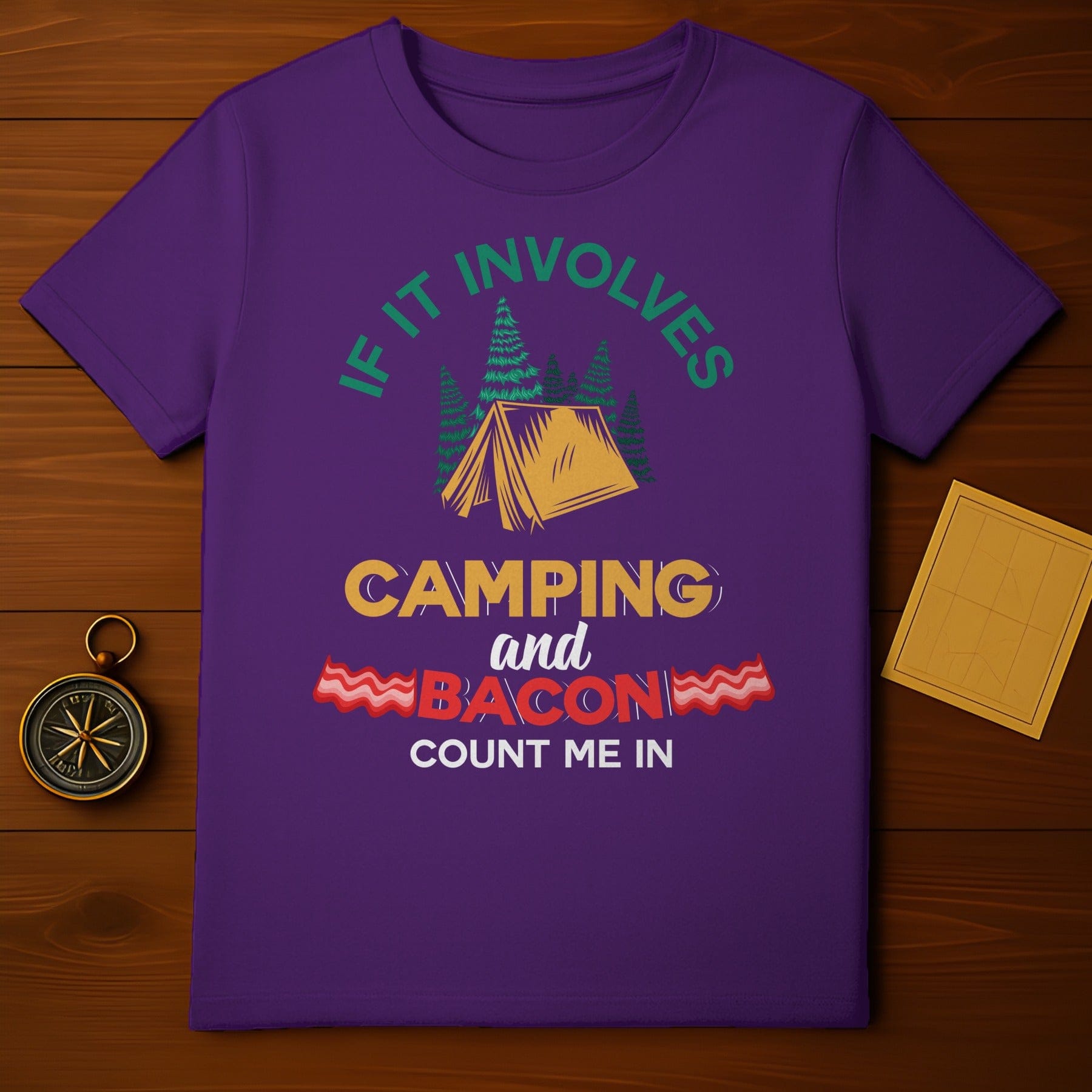Camping & Bacon T-Shirt
