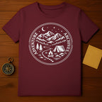ADVENTURE ARCHIVES mountain camp moon stars trees path product type
Adventure
Archives
Mountain
Camping
Outdoor
Nature
Hiking
Wilderness
Tent
Campfire
Stars
Moon
Trees
Retro
Vintage
Graphic Tee
T-shirt
Apparel
Exploration
Maroon