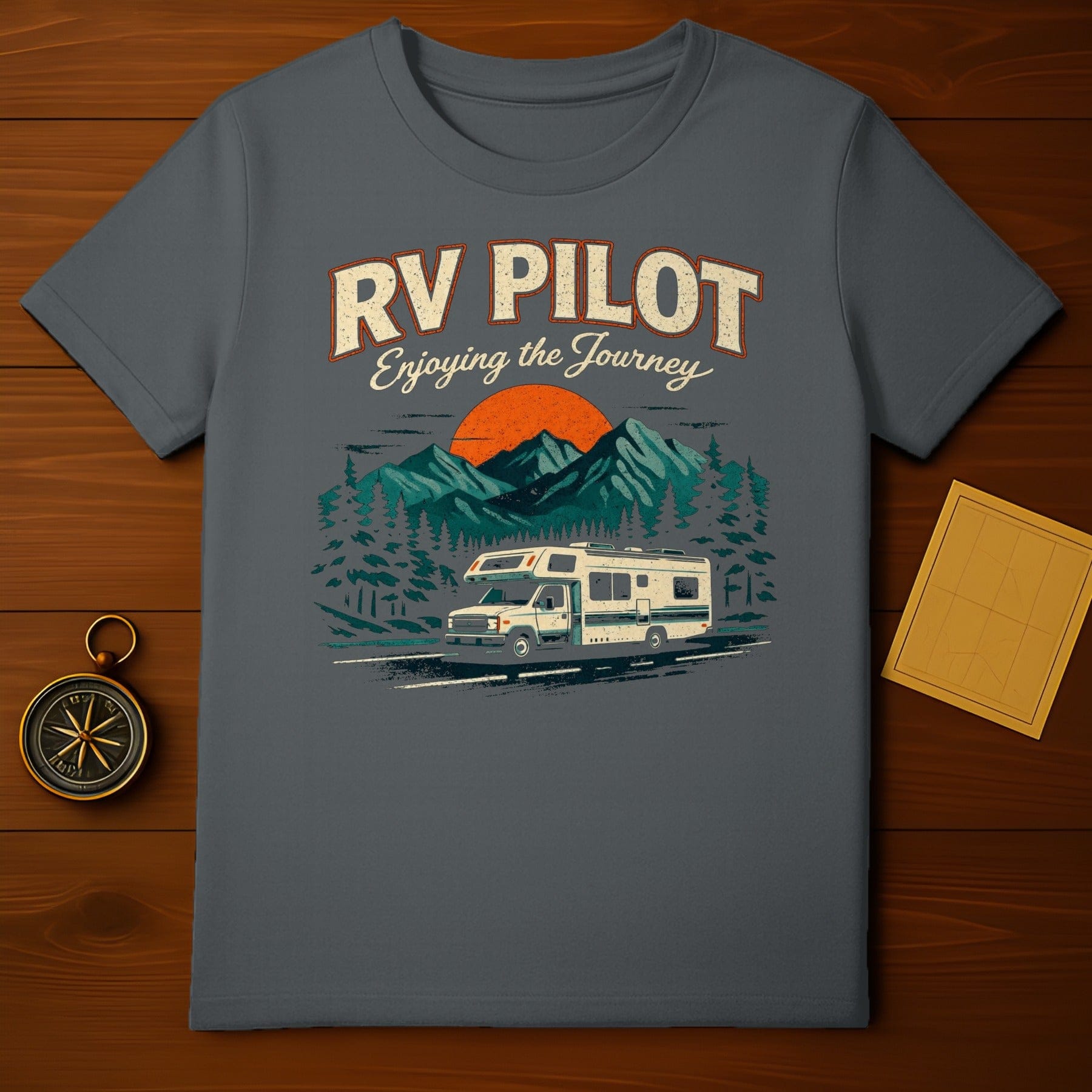 RV Pilot Enjoying The Journey Graphic Tee