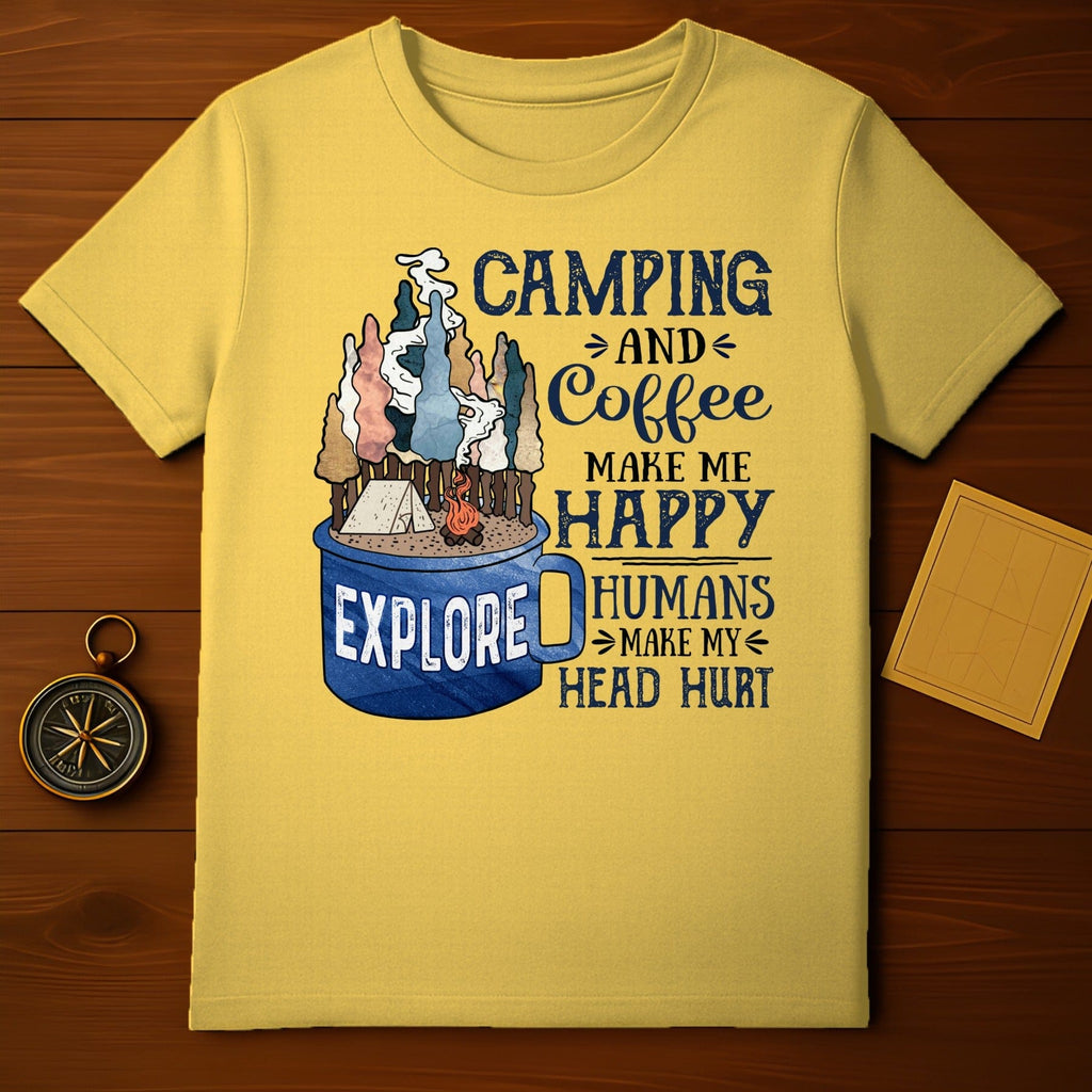 Camping & Coffee T-Shirt
