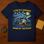 I Live in a Van Gogh Down By The River Graphic Tee