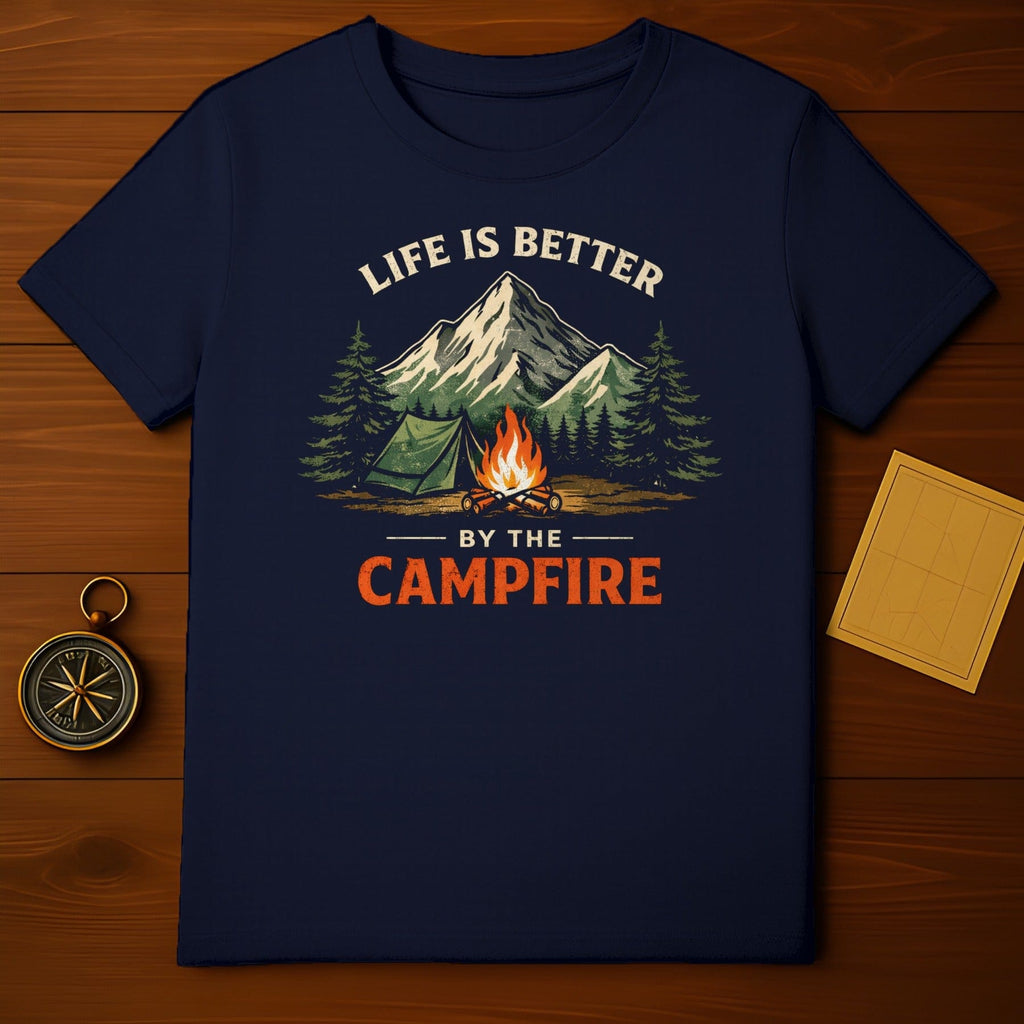 Life is Better By the Campfire T-shirt Camping Top