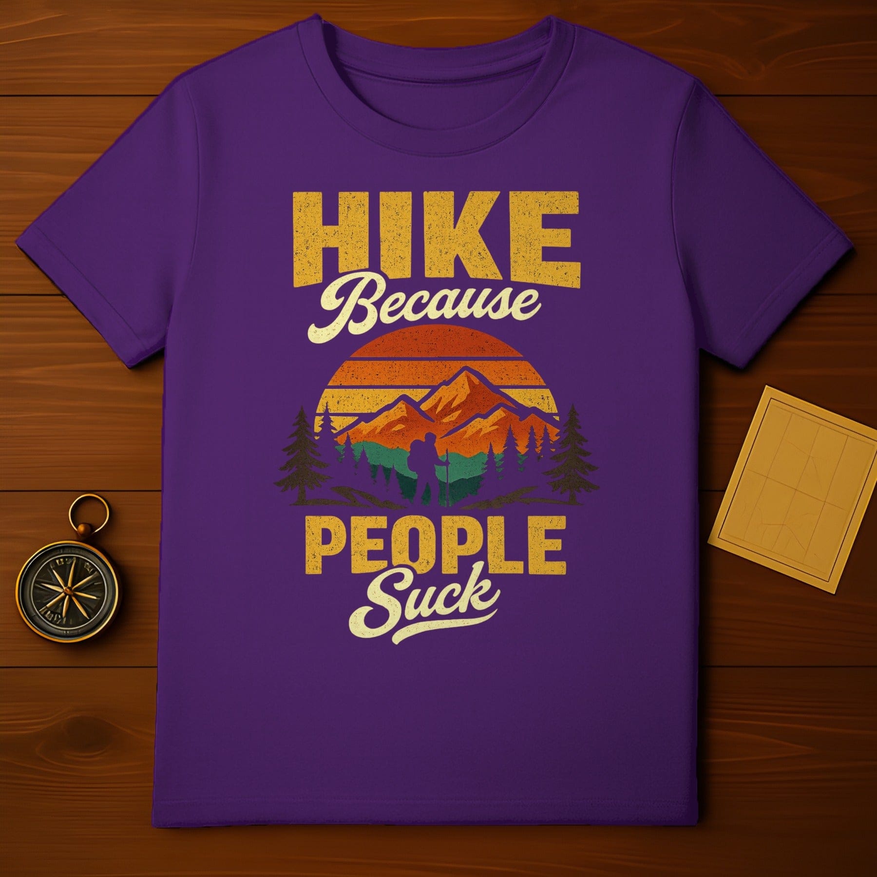 Hike Because People Suck Mountain Forest product type