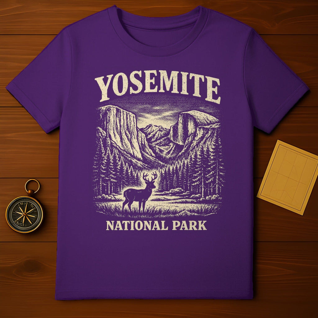 Yosemite National Park Scenic Graphic T-Shirt