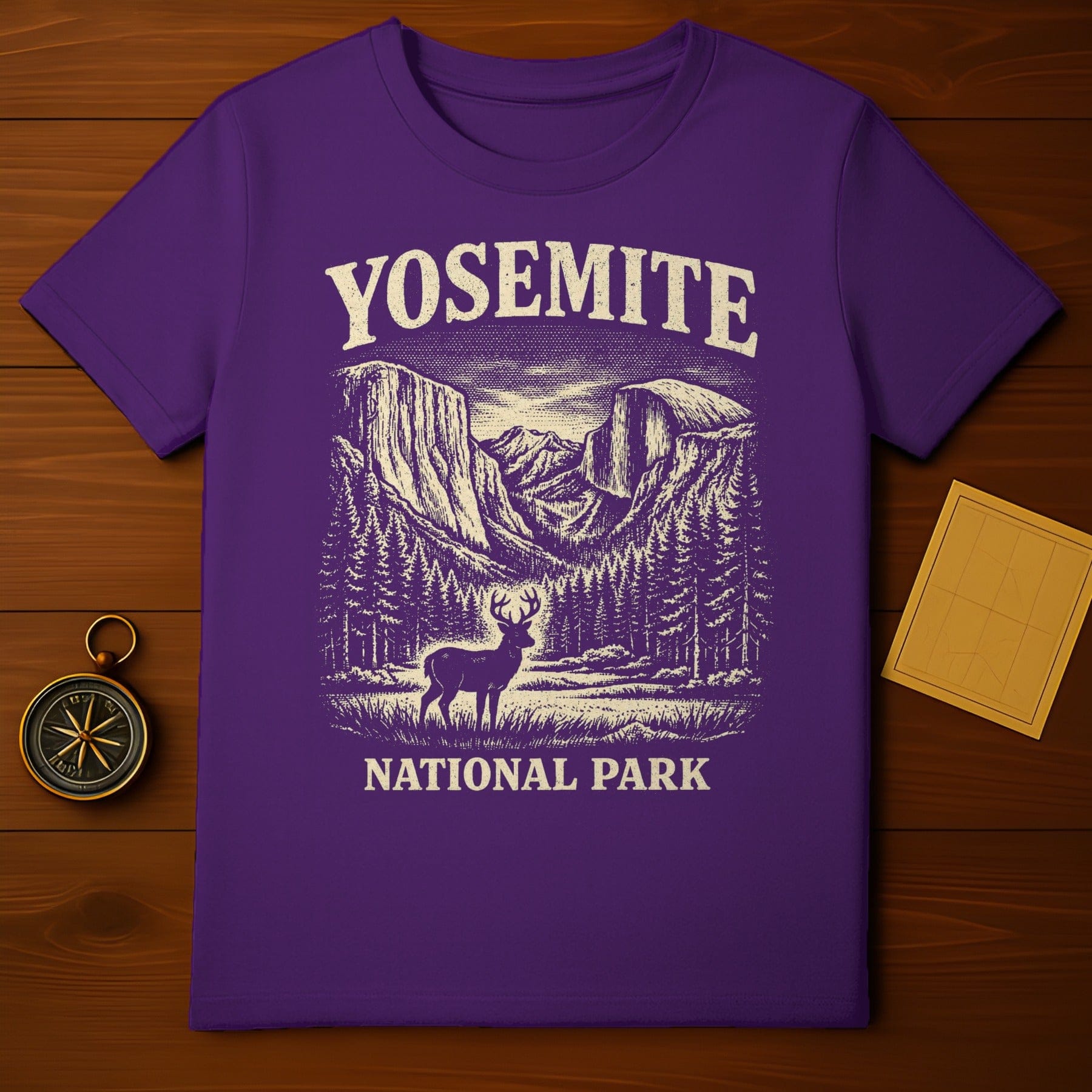 Yosemite National Park Scenic Graphic T-Shirt