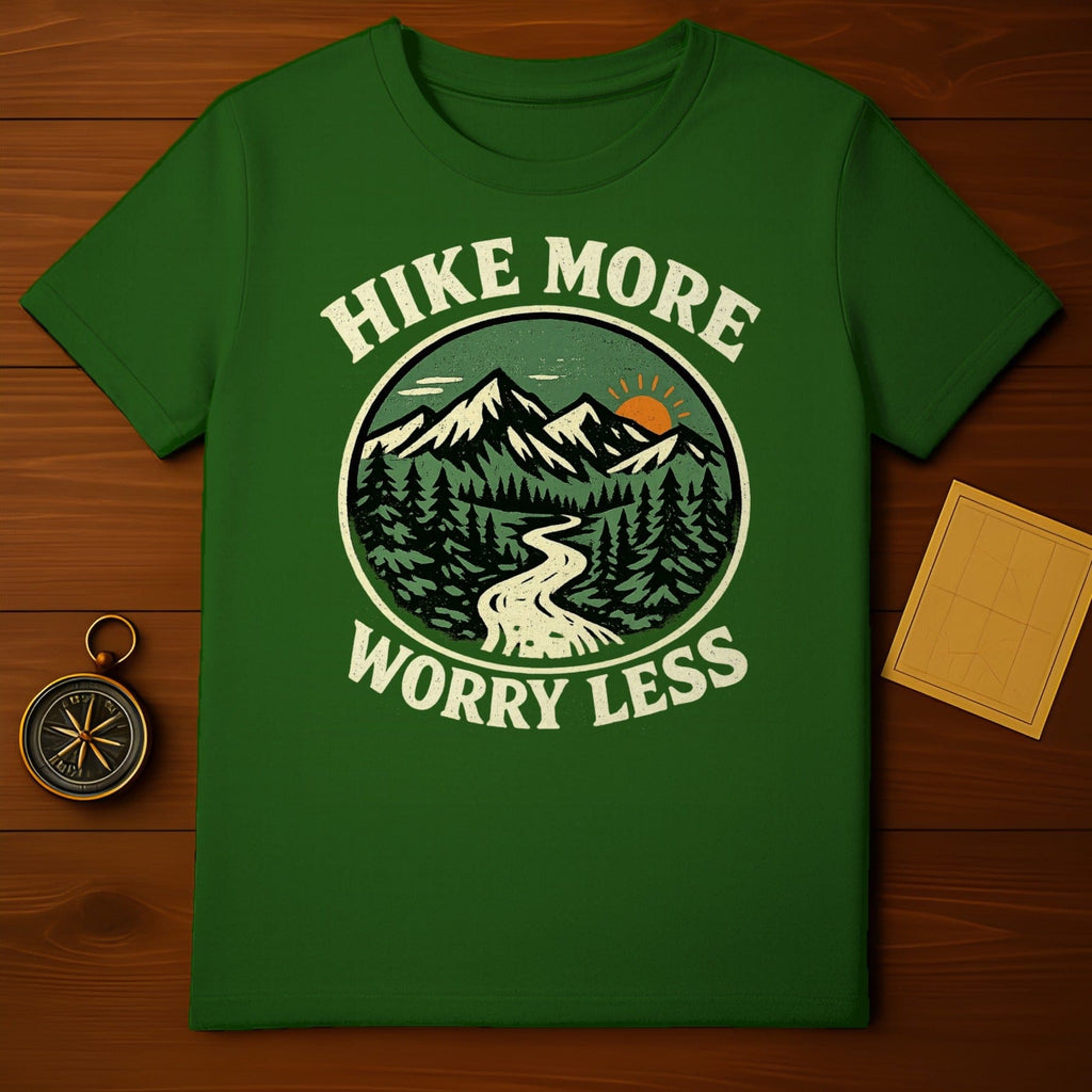 Hike More Worry Less Mountain Adventure Product