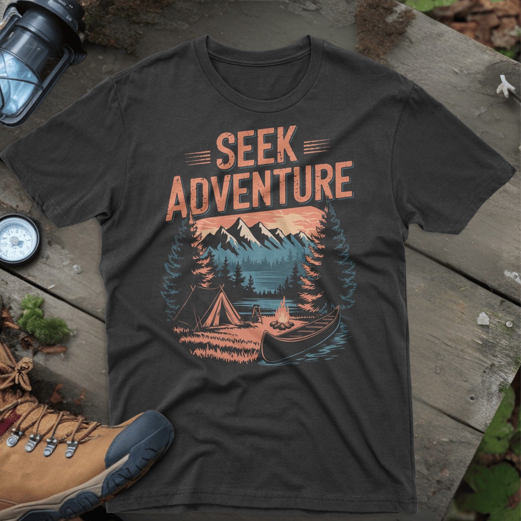 Seek Adventure Mountain Camping Graphic product