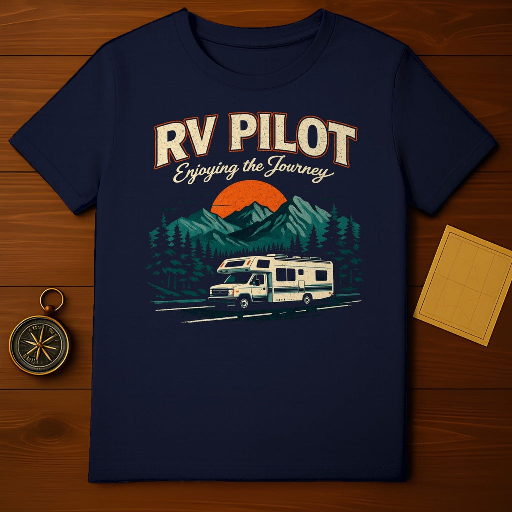 RV Pilot Enjoying the Journey Graphic T-shirt