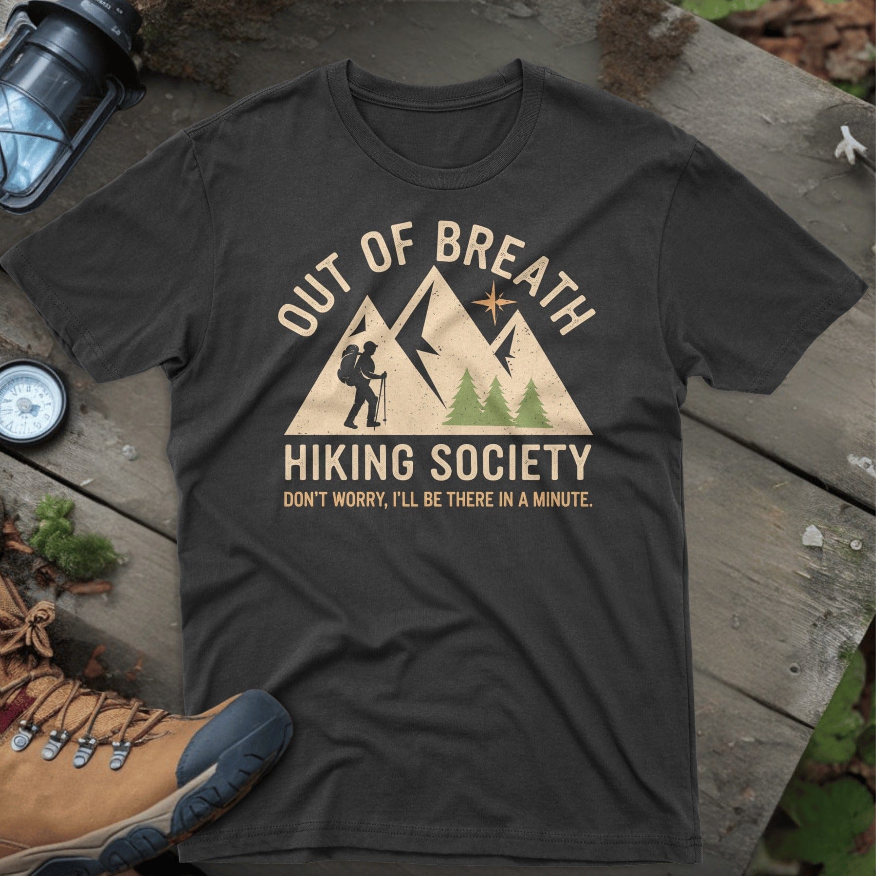 Out of Breath Hiking Society Graphic T-Shirt product type