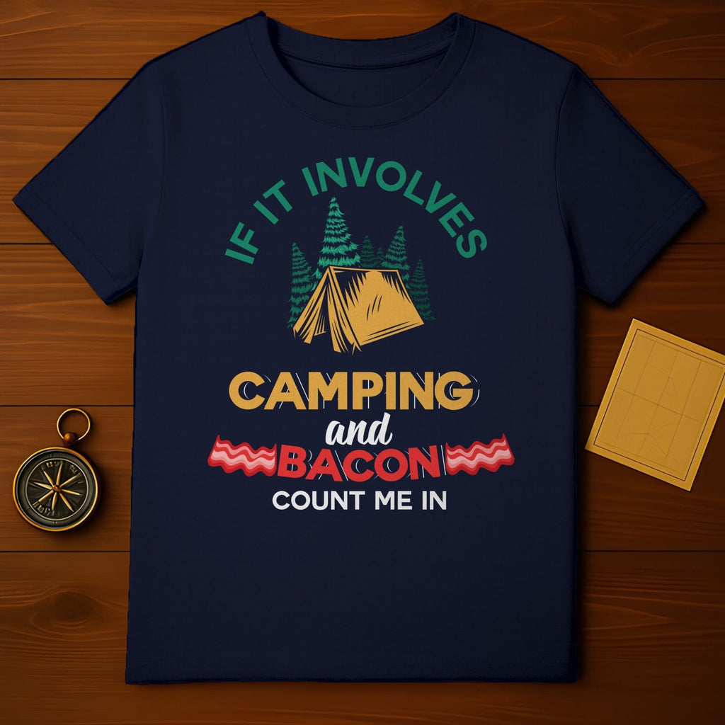 Camping & Bacon T-Shirt