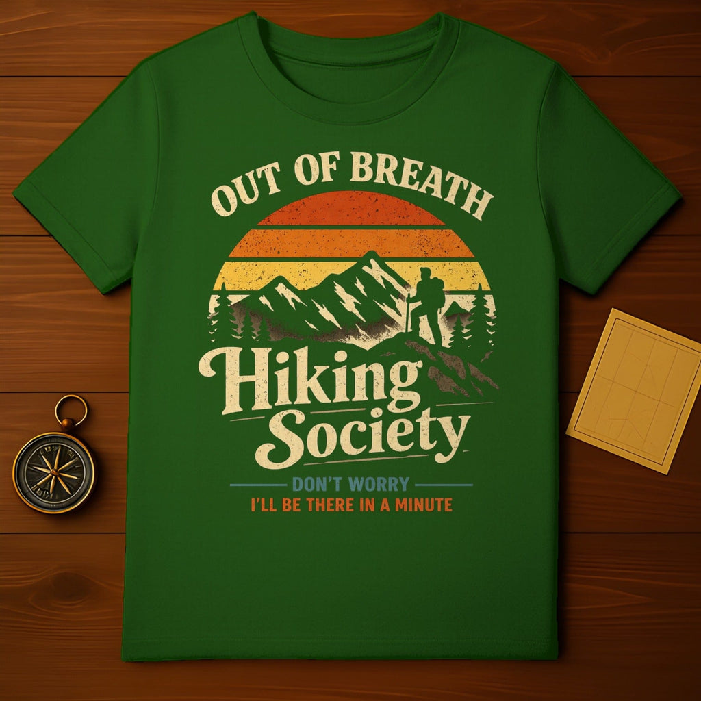 Out of Breath Hiking Society Funny Mountain Hiker product type