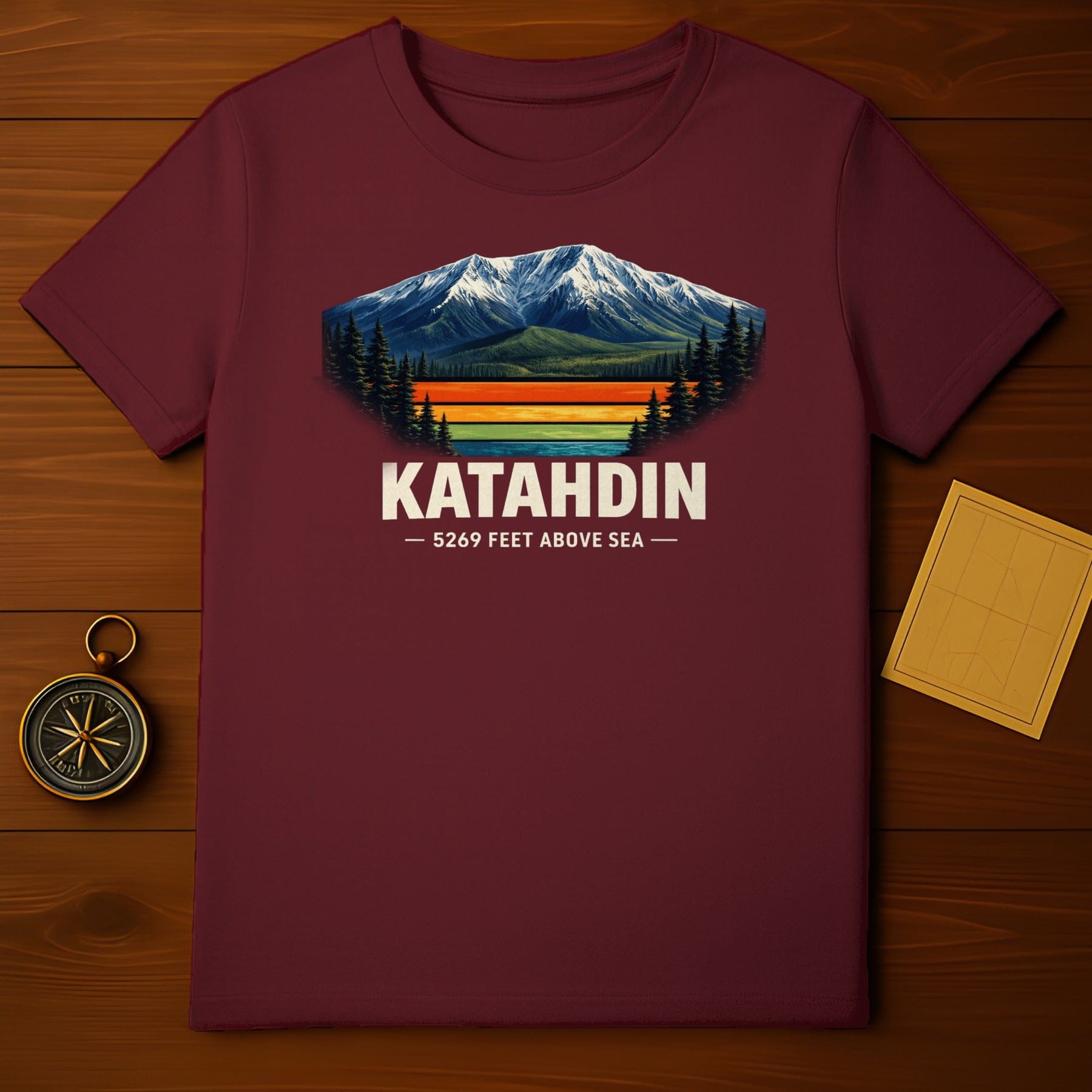 KATAHDIN 5269 FEET ABOVE SEA Mountain Forest product type