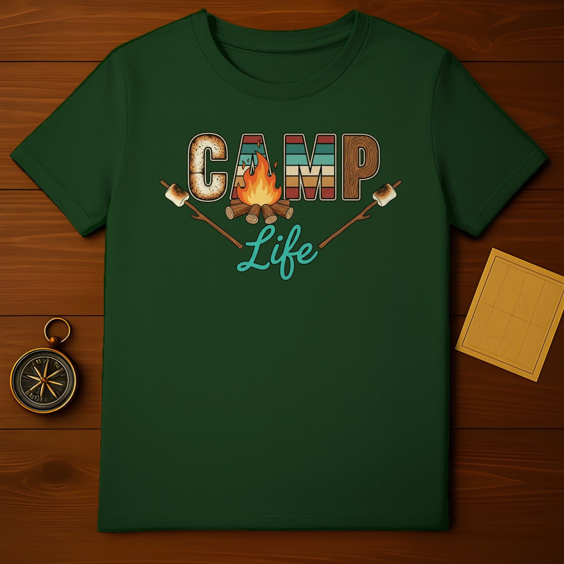 Camp Life Graphic Tee Perfect for outdoor lovers