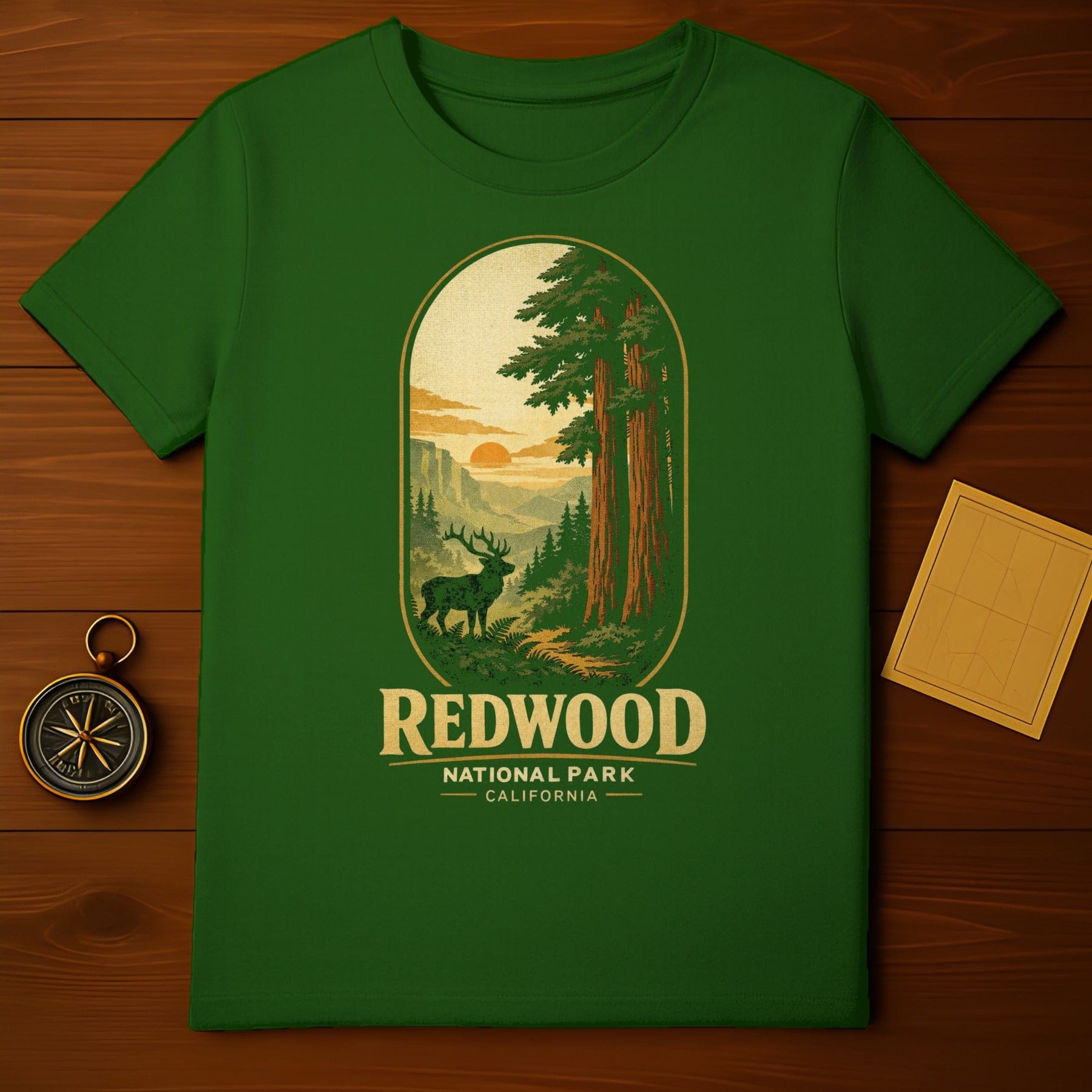 Redwood National Park California Wildlife T-Shirt