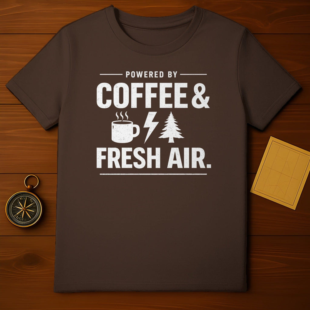 Powered by Coffee & Fresh Air Graphic Tee
