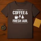 Powered by Coffee & Fresh Air Graphic Tee