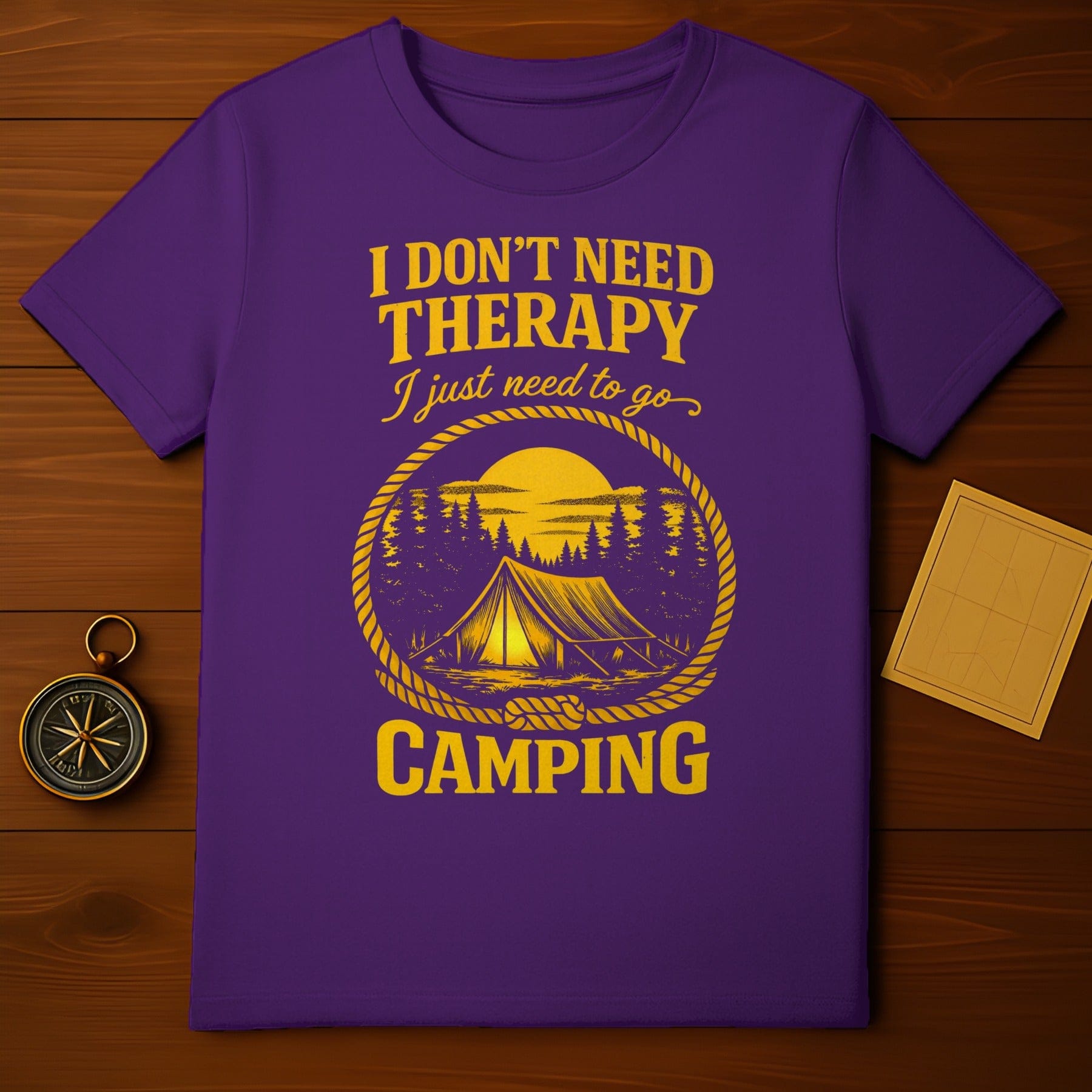 I Don't Need Therapy I Just Need To Go Camping T-Shirt