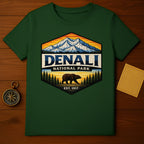 Denali National Park Est. 1917 T-Shirt with Mountain Bear