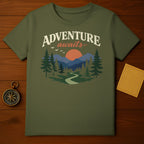 Adventure Awaits Mountain Landscape T-shirt product type
Adventure Awaits
Mountain Design
Forest Landscape
Outdoor Scene
Nature Inspired
Pine Trees
Sunrise Sunset
Winding Path
Hiking Tee
Camping Shirt
Travel Gear
Explore Life
Woodland Graphic
Scenic View
Green TShirt
Casual Top
Retro Design
Graphic Apparel
Outdoors Enthusiast
Earth Tone