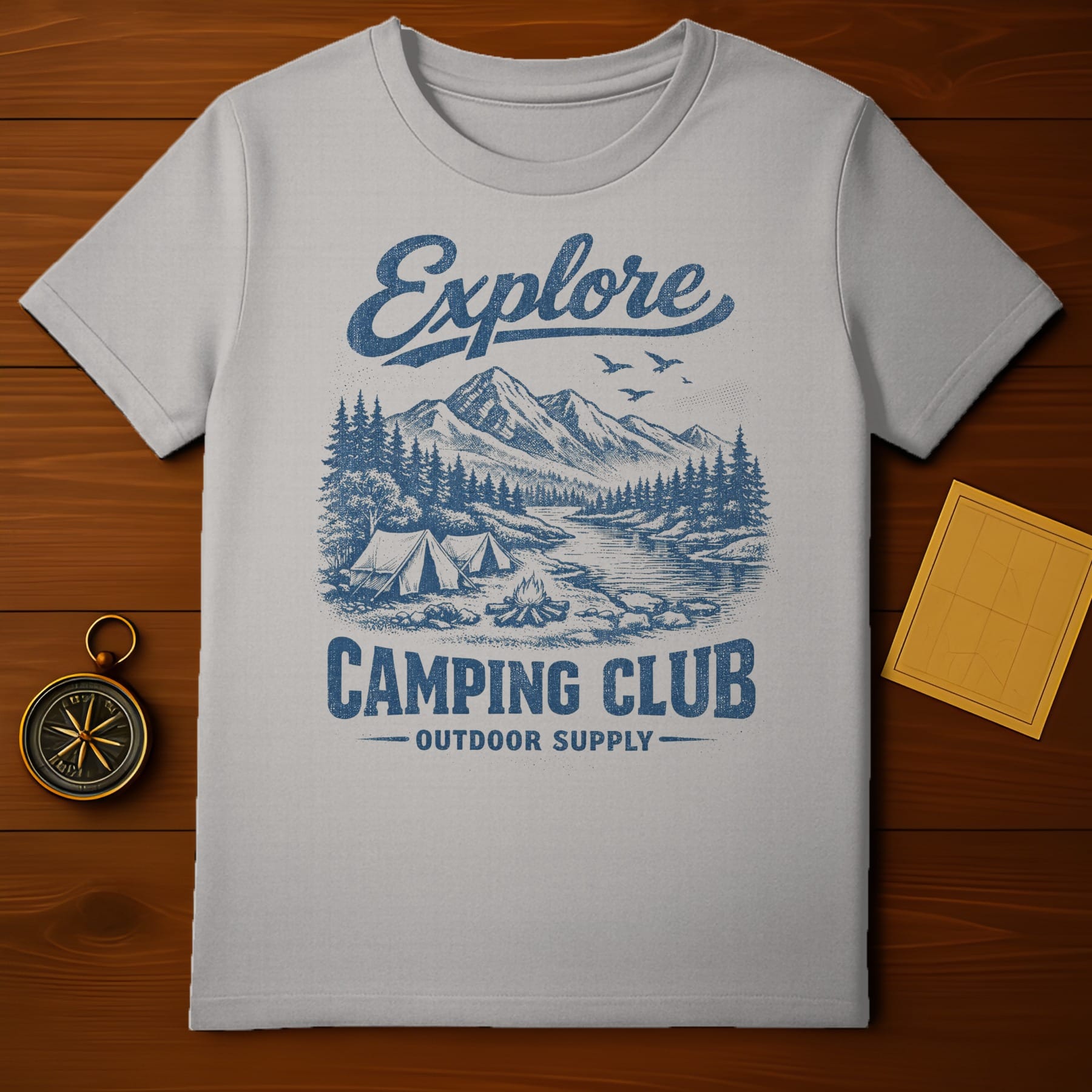 Explore Camping Club Outdoor Supply T-Shirt