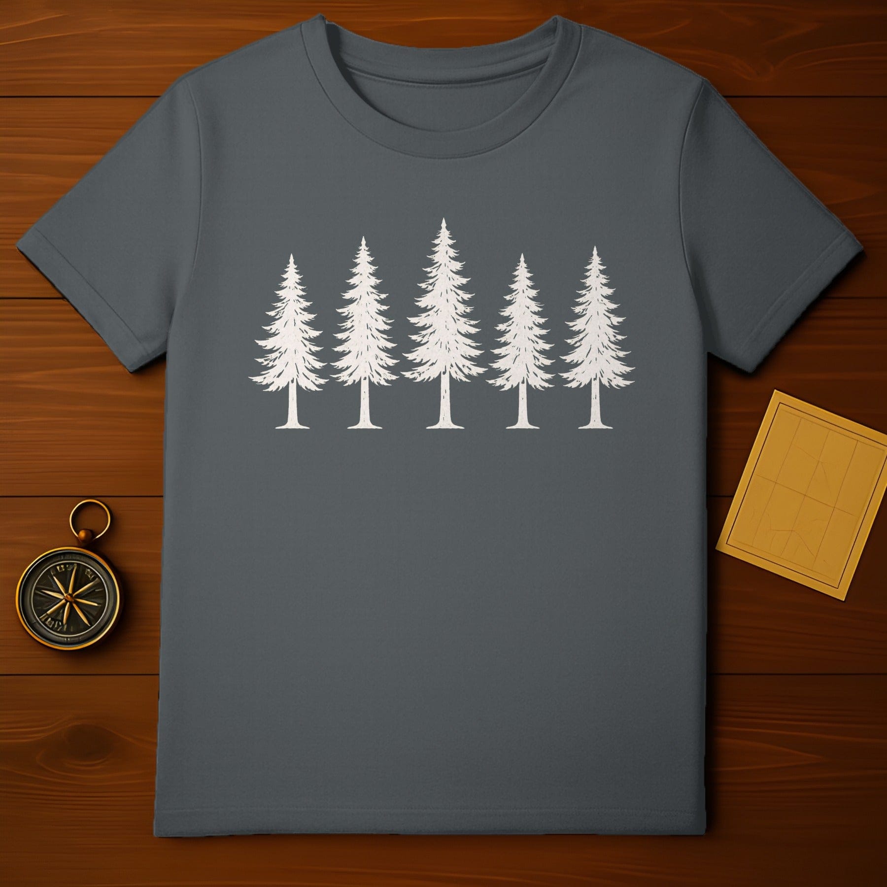 Forest Tree Design Graphic Tee Shirt for Nature Lovers