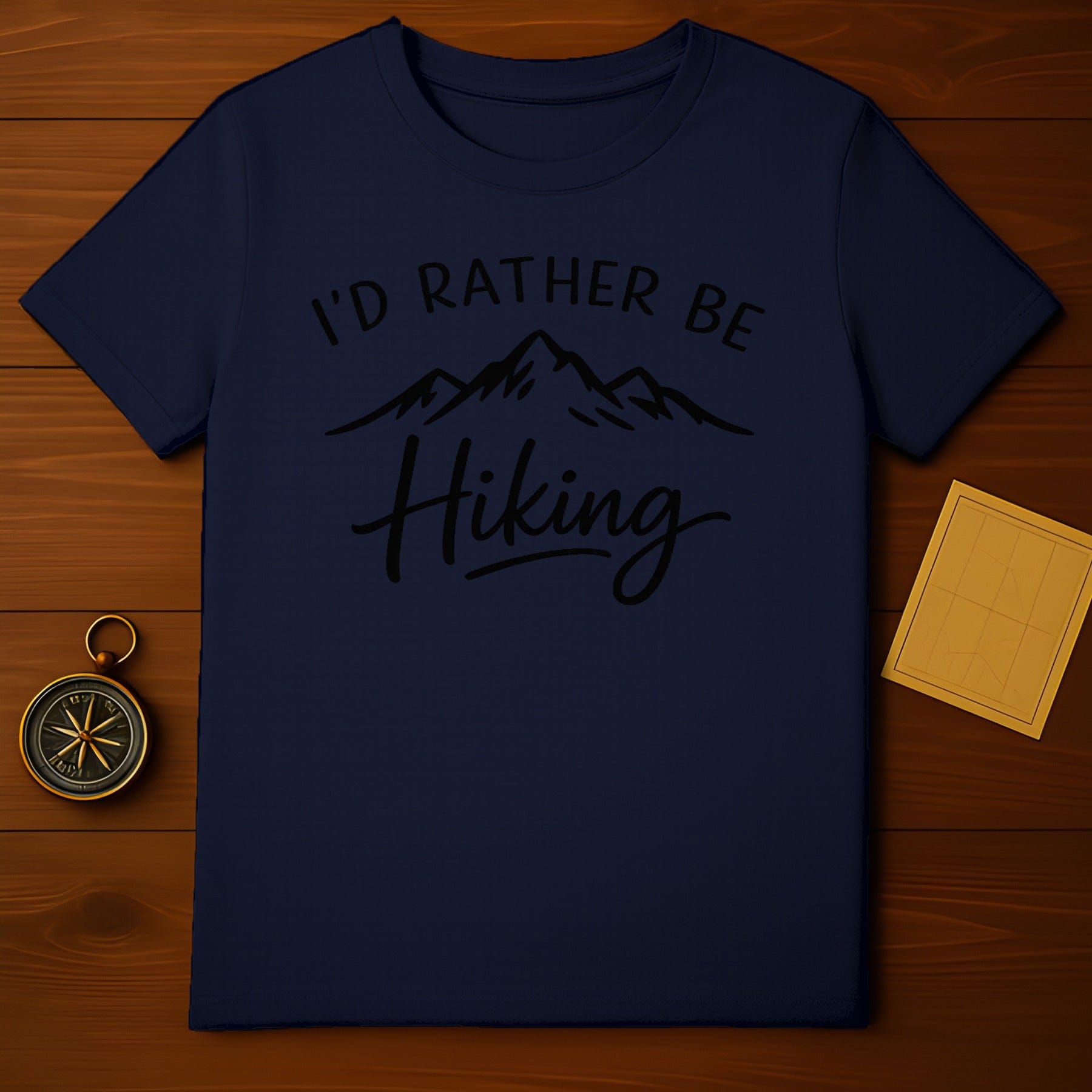 I'd Rather Be Hiking Outdoor Adventure T-shirt