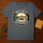 Mildly Outdoorsy Camping Themed T-shirt