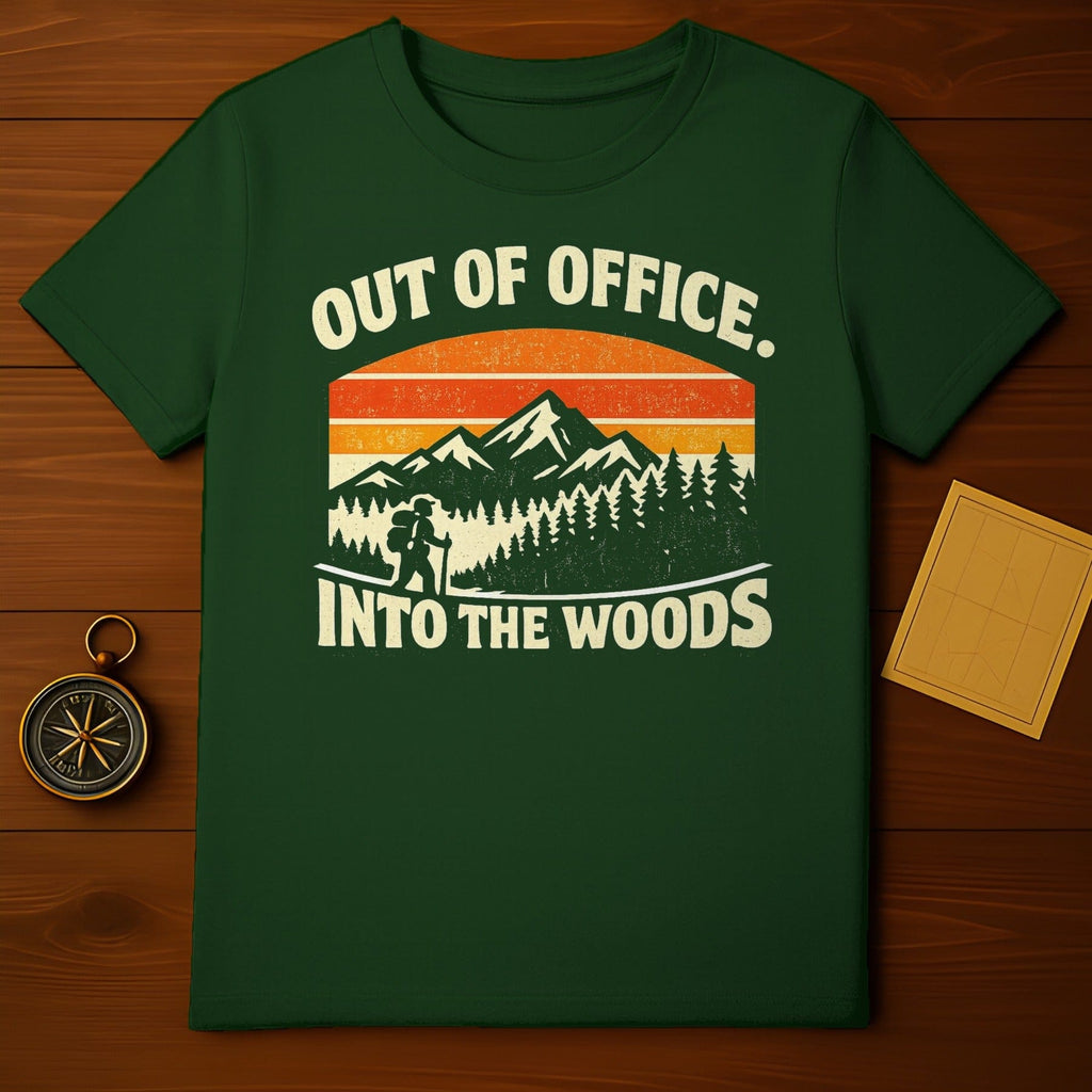 Out of Office Into the Woods Graphic T-Shirt