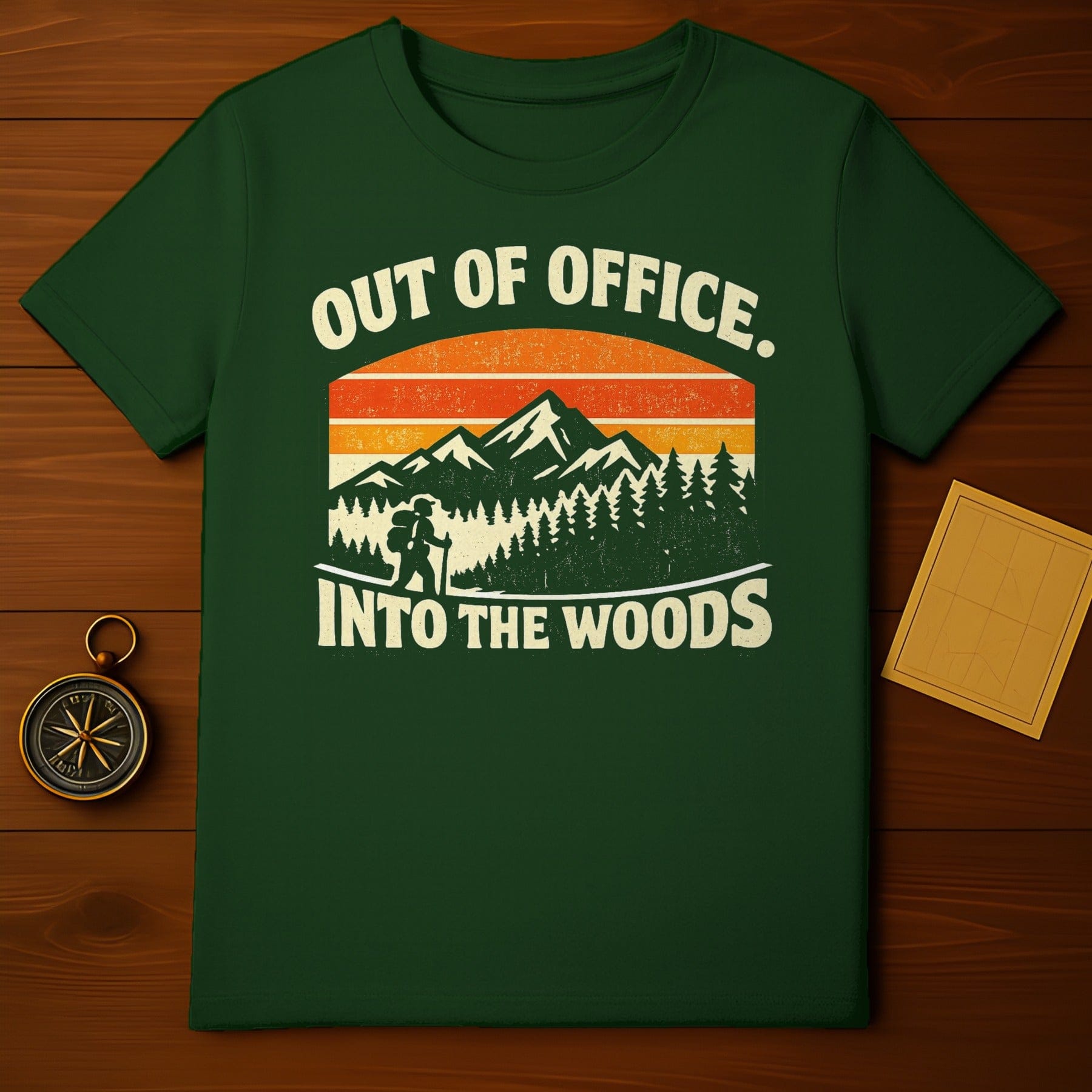 Out of Office Into the Woods Graphic T-Shirt